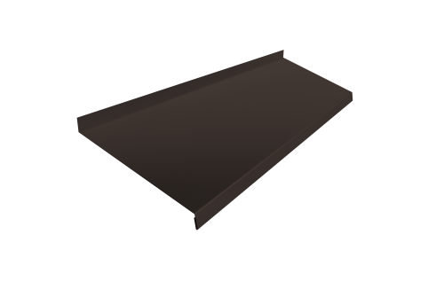 Отлив простой 200 0,5 Rooftop Бархат RR 32 темно-коричневый (2м)