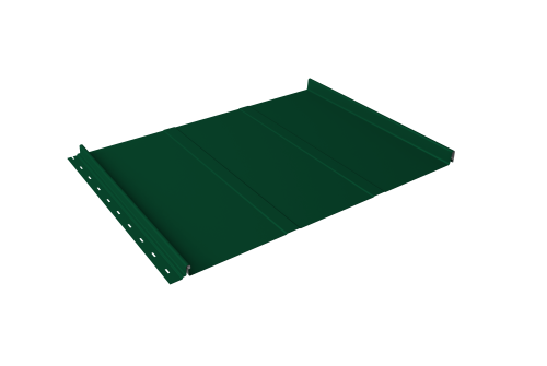 Кликфальц Line Grand Line 0.45 PE с пленкой на замках RAL 6005 зеленый мох