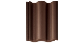 Рядная черепица Braas Таунус темно-коричневый