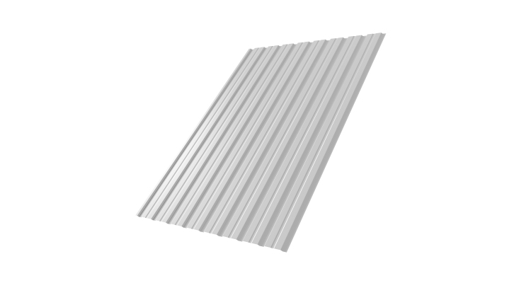 Профнастил С10В 0.5 Satin с пленкой RAL 9003 сигнальный белый