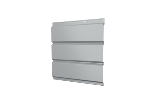 Софит металлический без перфорации 0,4 PE с пленкой RAL 7004 сигнальный серый