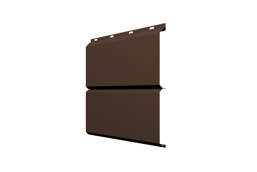 ЭкоБрус 0,345 GL 0.45 PE с пленкой RAL 8017 шоколад