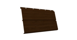 ЭкоБрус 0,345 Gofr 0.45 Print Elite с пленкой Choco Wood TwinColor