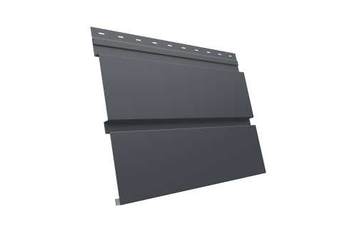 Квадро брус 0.5 Satin с пленкой RAL 7024 мокрый асфальт