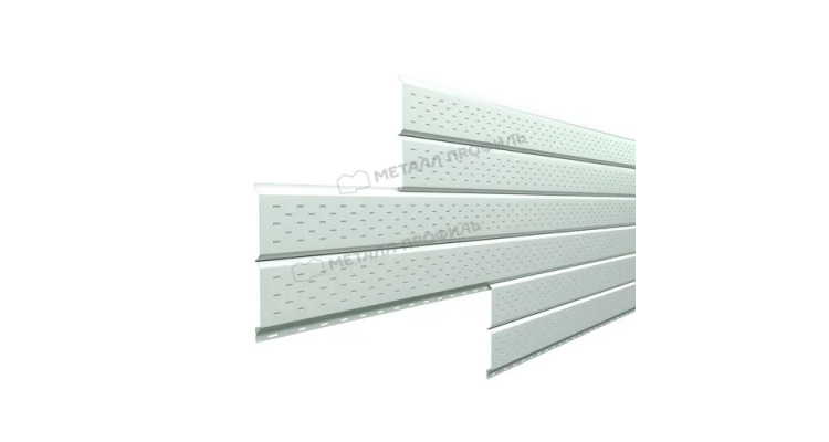 Софит Металл Профиль Lбрус-15х240 NormanMP (ПЭ-01-9003-0.5)