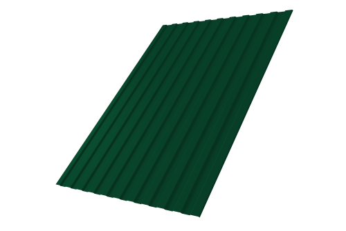 Профнастил С8А 0,45 PE RAL 6005 зеленый мох