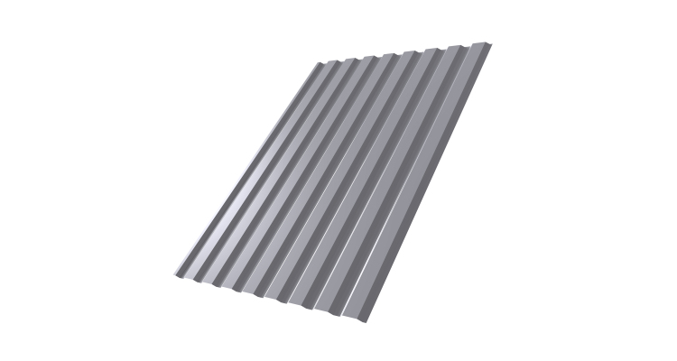 Профнастил С20А 0.5 Satin RAL 7004 сигнальный серый