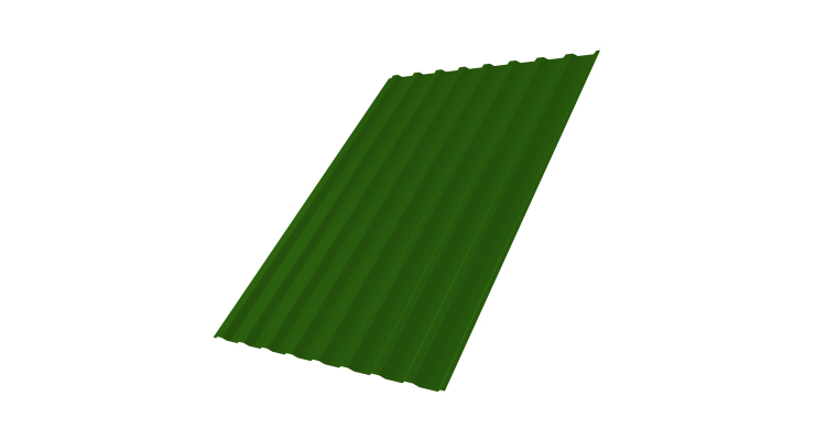 Профнастил С20В 0,45 PE RAL 6002 лиственно-зеленый
