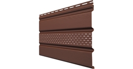 Софит Classic GL частично перфорированный шоколадный (3,0м)