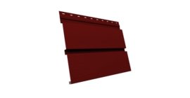 Квадро брус 3D 0.5 Satin с пленкой RAL 3011 коричнево-красный