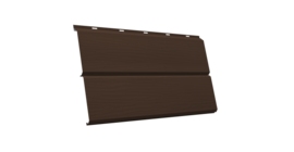 ЭкоБрус 3D 0,345 GL 0.5 Rooftop Бархат с пленкой RAL 8017 шоколад