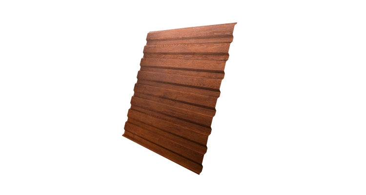 Профнастил С20A 0.45 мм Print Premium Golden Wood Fresh TwinColor