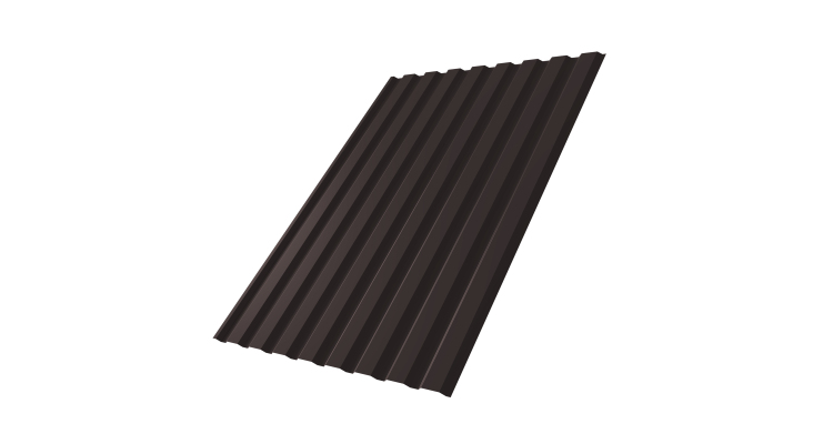 Профнастил С20A 0.5 Satin Matt TX RAL 9005 черный