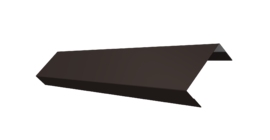 Ламель лицевая 50 забора жалюзи Texas 0.45 Drap TR с пленкой RR 32 темно-коричневый