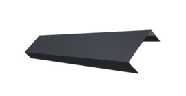 Ламель лицевая 50 забора жалюзи Texas 0.5 PurPro с пленкой RAL 7024 мокрый асфальт