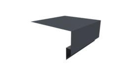 Планка околооконная сложная Экобрус Grand Line 250х75х25 0,45 Drap TX RAL 7024 мокрый асфальт (2м)