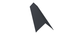 Угол внешний 110х110 0,45 Drap ST RAL 7024 мокрый асфальт (2м)