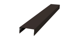 Крышка 30х15 жалюзи Texas 0,5 Rooftop Бархат RR 32 темно-коричневый (3м)