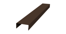 Крышка 30х20 жалюзи Texas 0,5 Velur X RAL 8017 шоколад (2м)