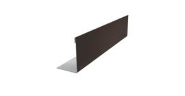 Нащельник 125 Texas 25х35 0,45 Drap TX RR 32 темно-коричневый (L1,5)