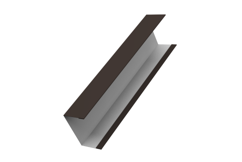 Крышка жалюзи Milan, Tokyo для калиток, ворот 0,5 Satin RR 32 темно-коричневый (2м)