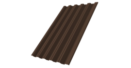 Профнастил HC35R 0,5 GreenCoat Pural BT RR 887 шоколадно-коричневый (RAL 8017 шоколад)